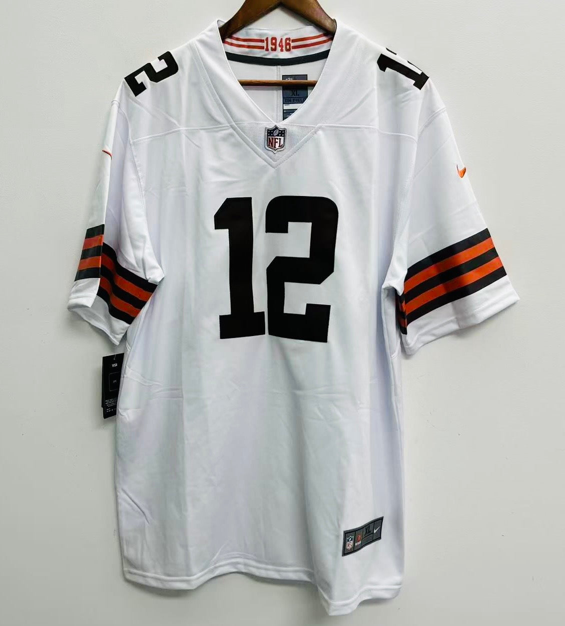 Shedeur Sanders Cleveland Browns Official NFL NIKE Jersey white
