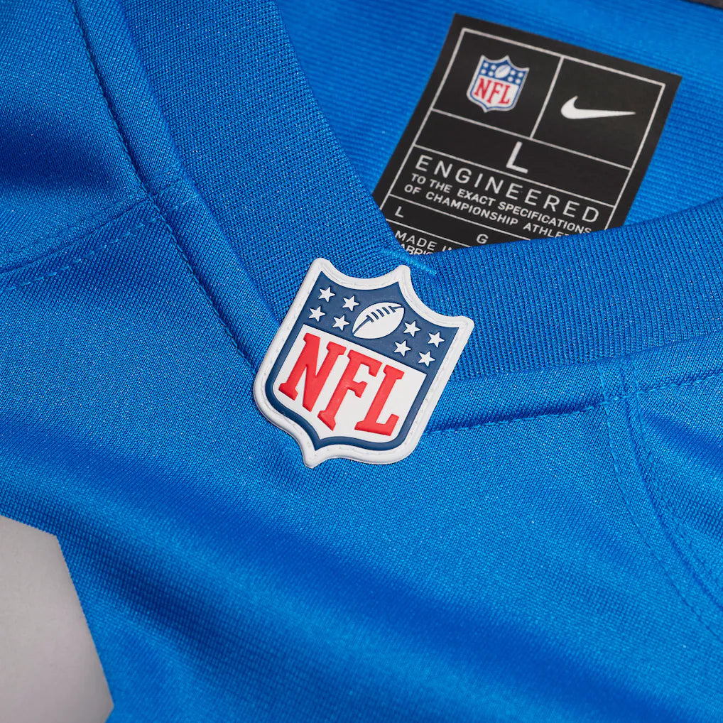 Any name & Number Detroit Lions Official NFL Nike customized alternate jersey