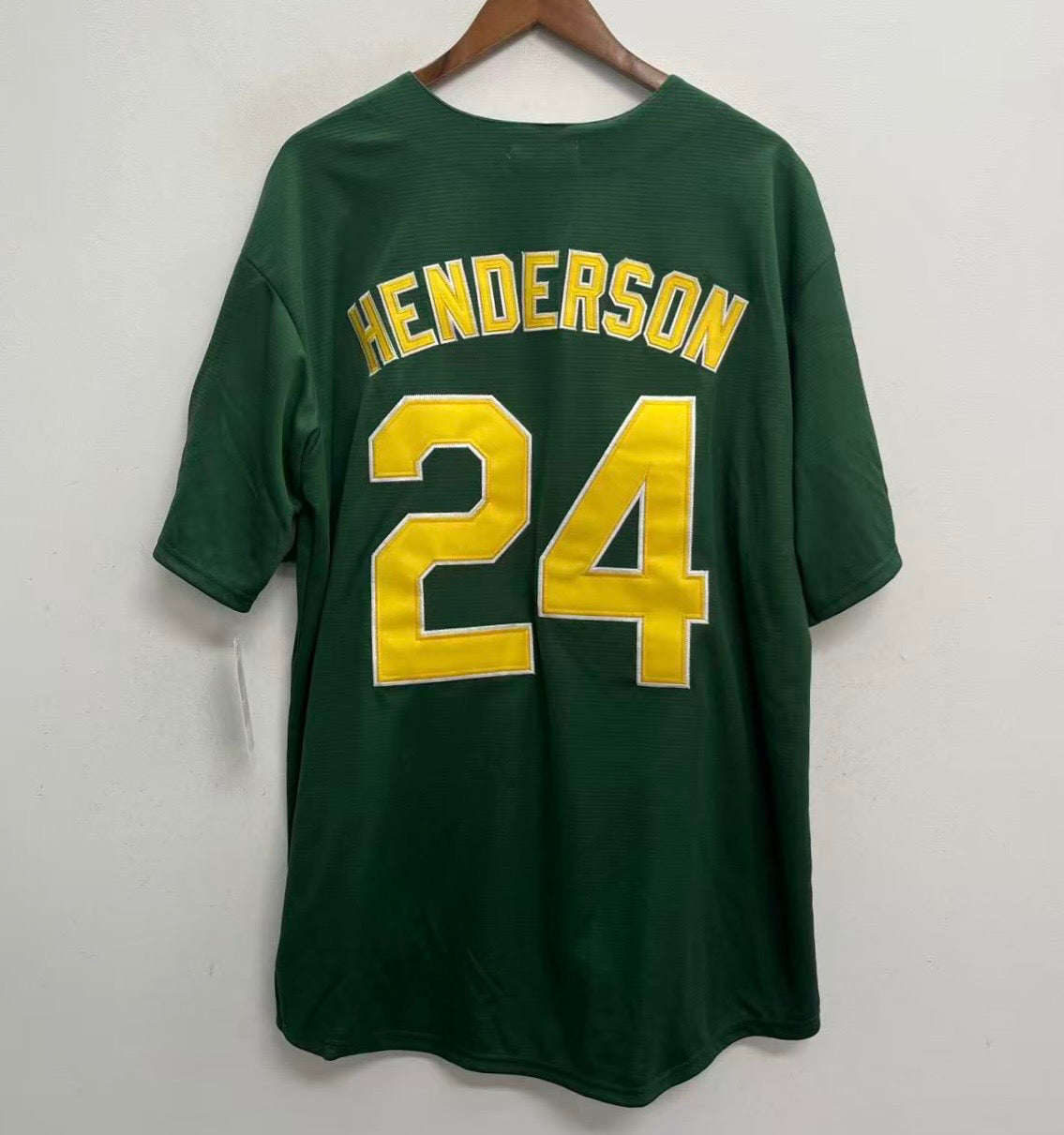 Rickey Henderson Oakland A’s Athletics 1997 Mitchell & Ness Jersey