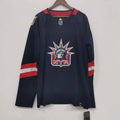 New York Rangers Official NHL Adidas Jersey Statue of Liberty blank back
