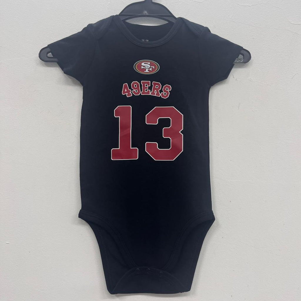 Brock Purdy San Francisco 49ers baby onesie creeper snap suit b/t