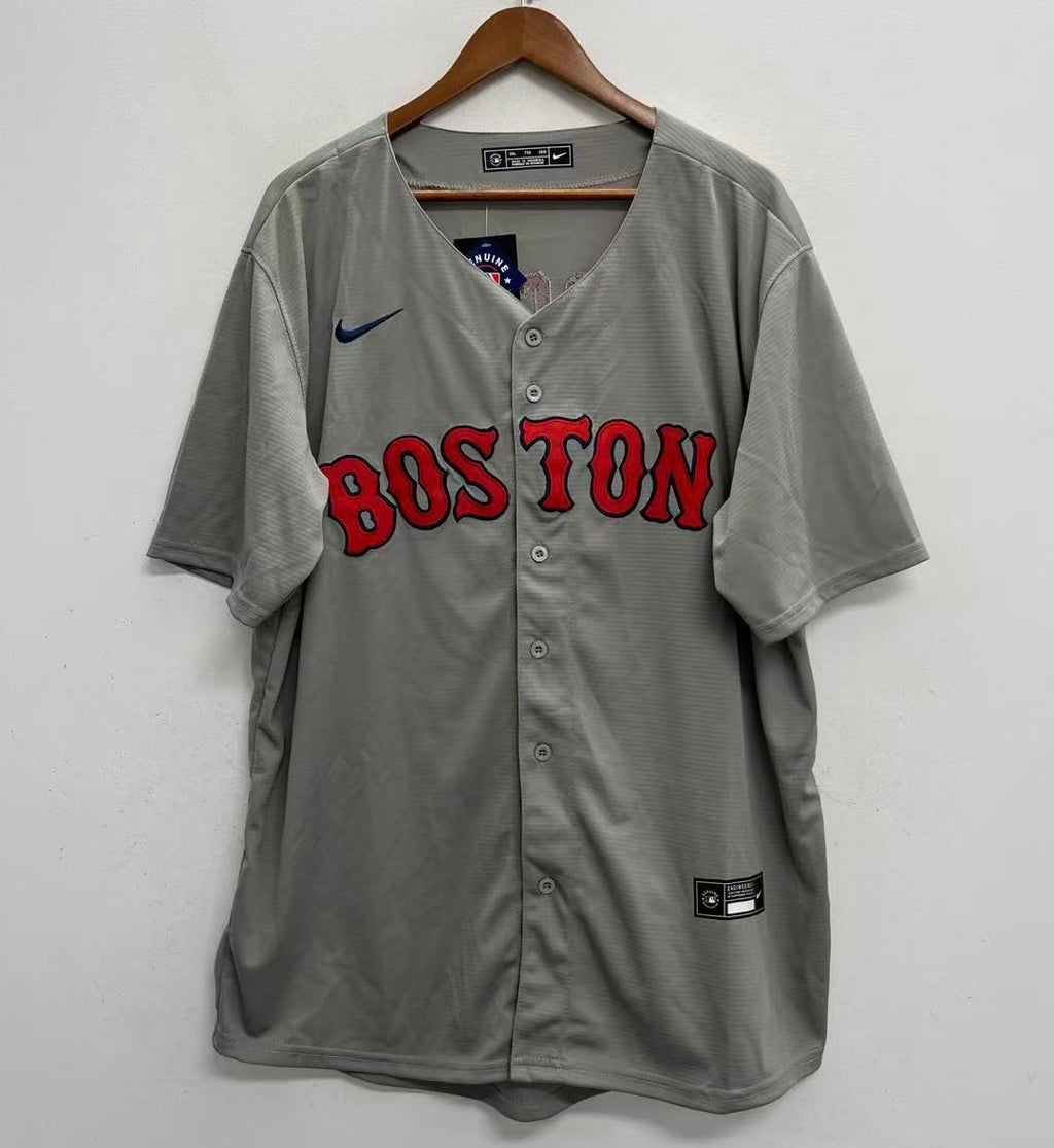 Garrett Crochet Boston Red Sox official MLB Nike Jersey gray