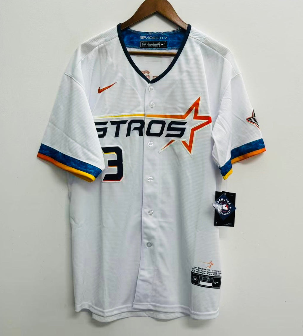 Jeremy Pena Houston Astros 2025 Official MLB NIKE Jersey