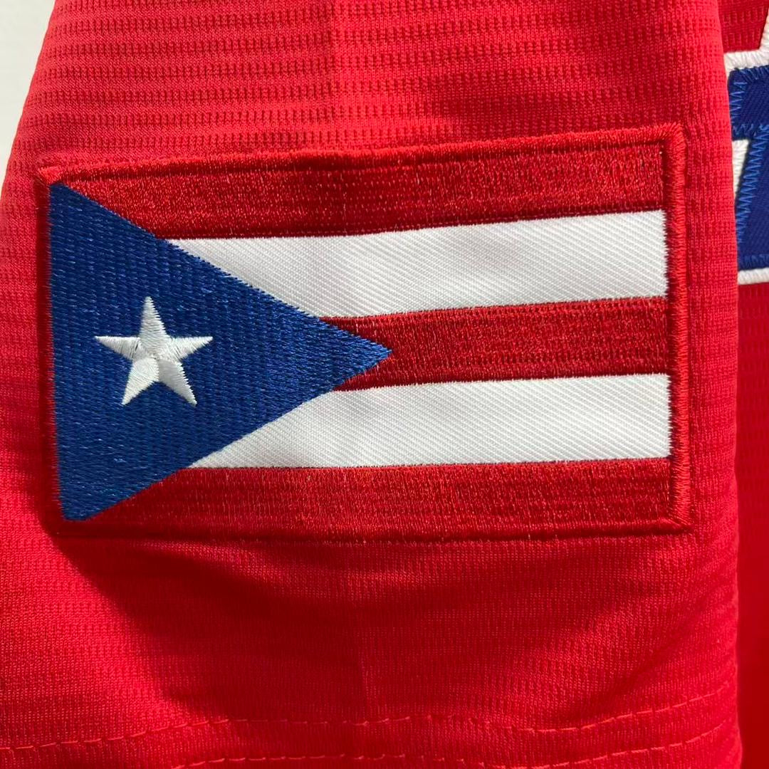 Francisco Lindor Puerto Rico Jersey Nike Red