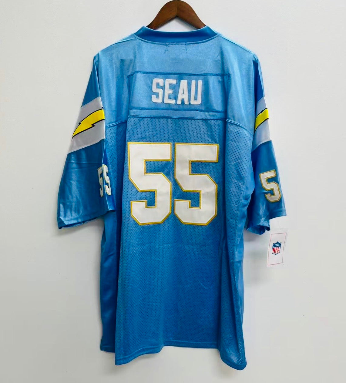 Junior Seau 1994 San Diego Chargers Official NFL Mitchell & Ness Jersey