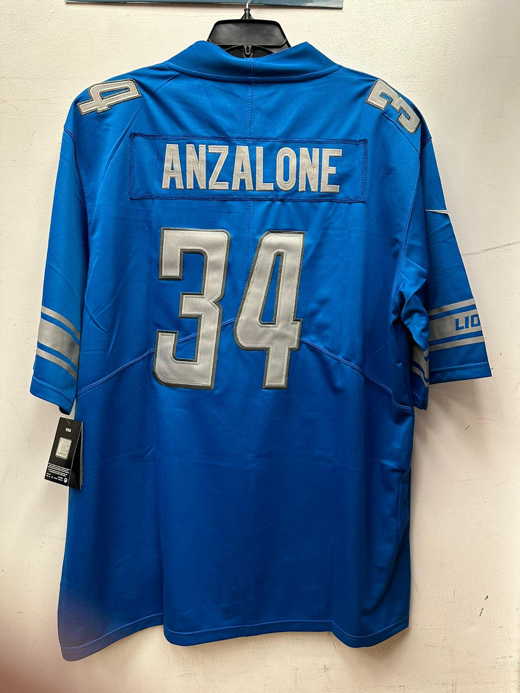 Alex Anzalone Detroit Lions Official NFL Nike Jersey
