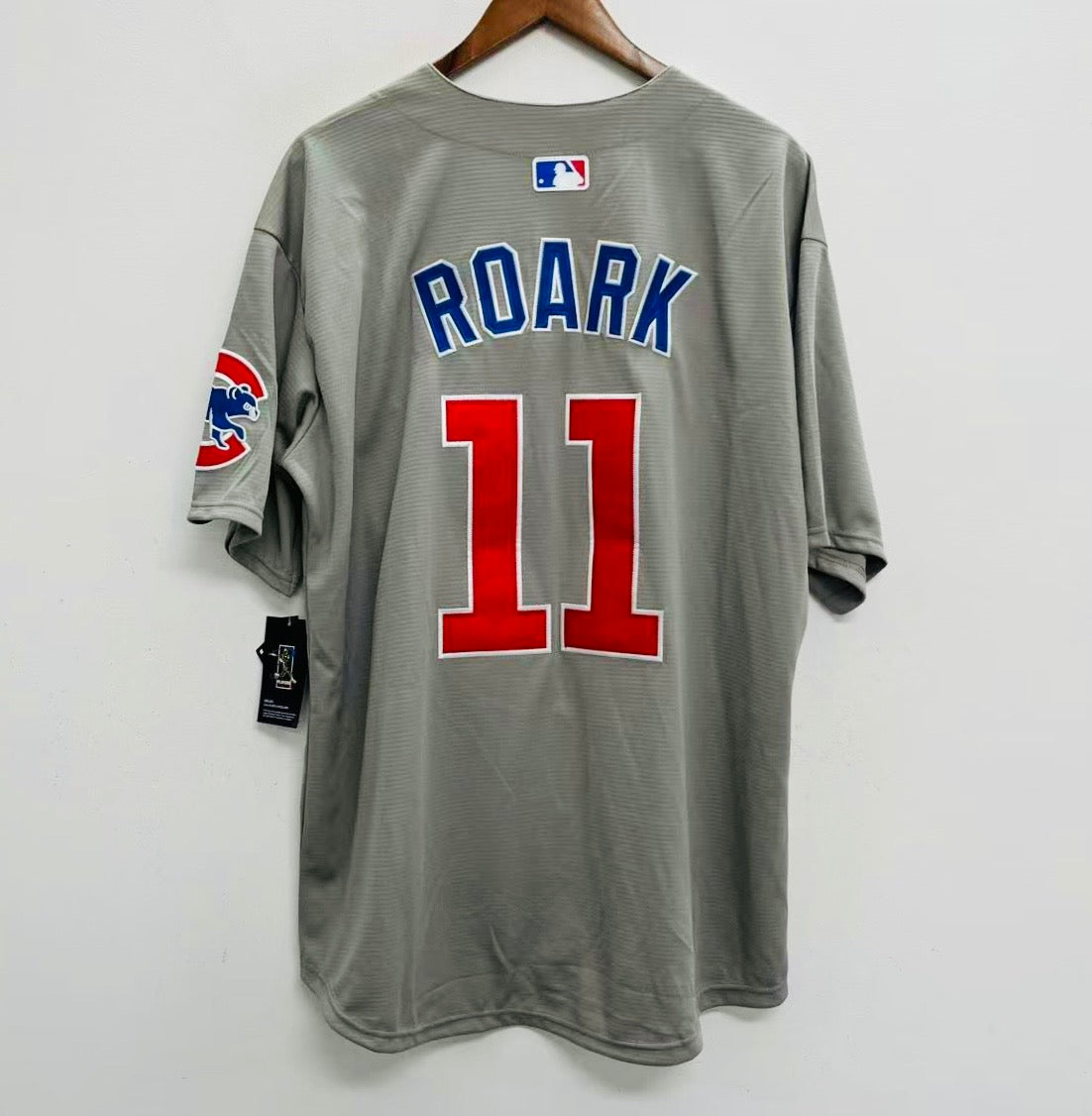Any Name & Number Chicago Cubs Official MLB Nike Customized Jersey Gray