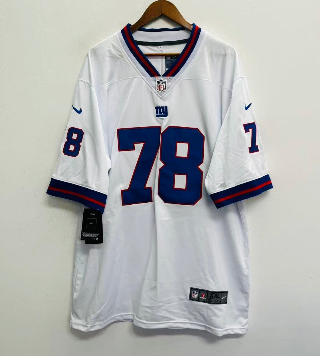 Andrew Thomas New York Giants official NFL Nike Jersey white