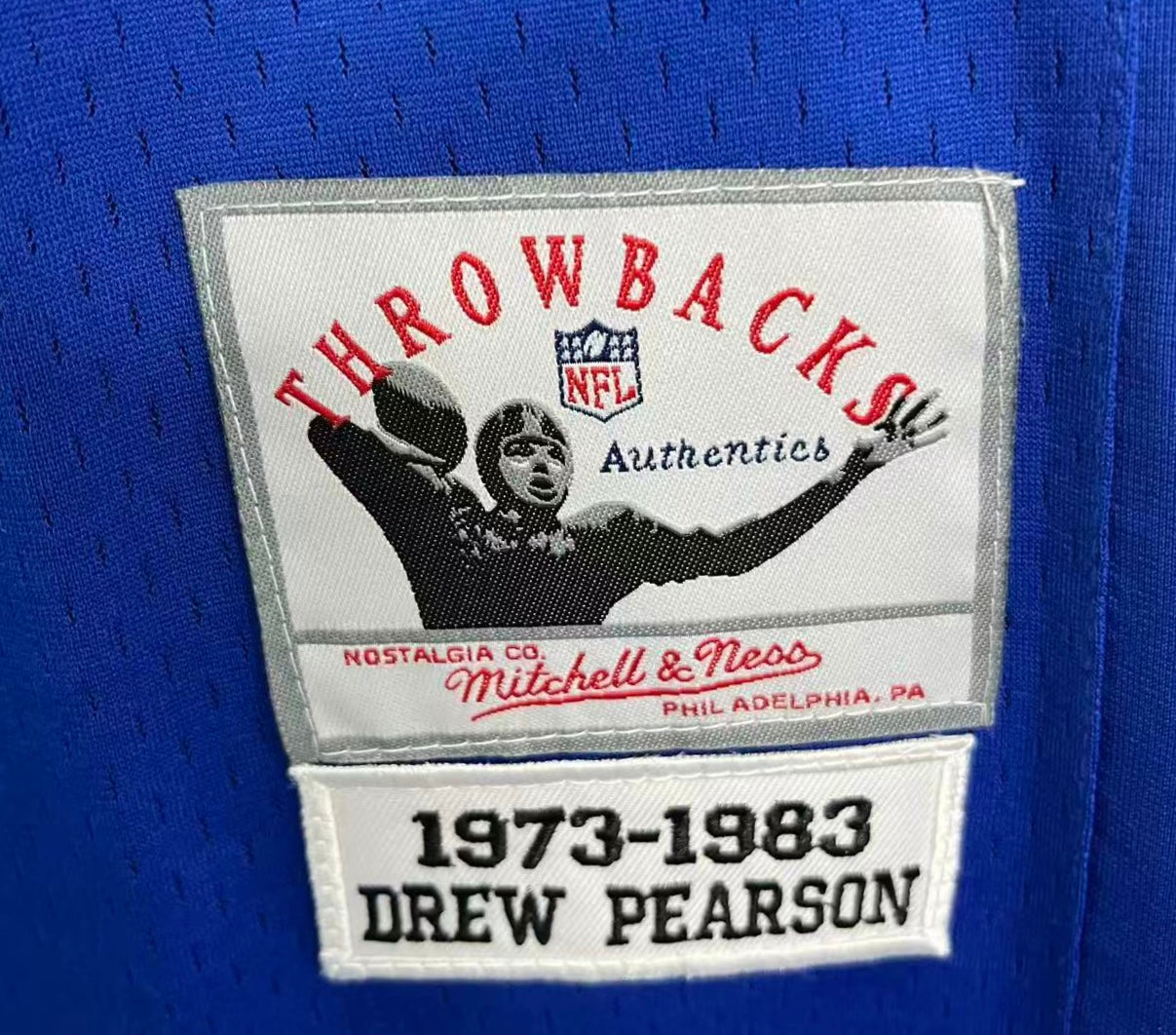 Drew Pearson Dallas Cowboys Official NFL Jersey  Mitchell & Ness blue