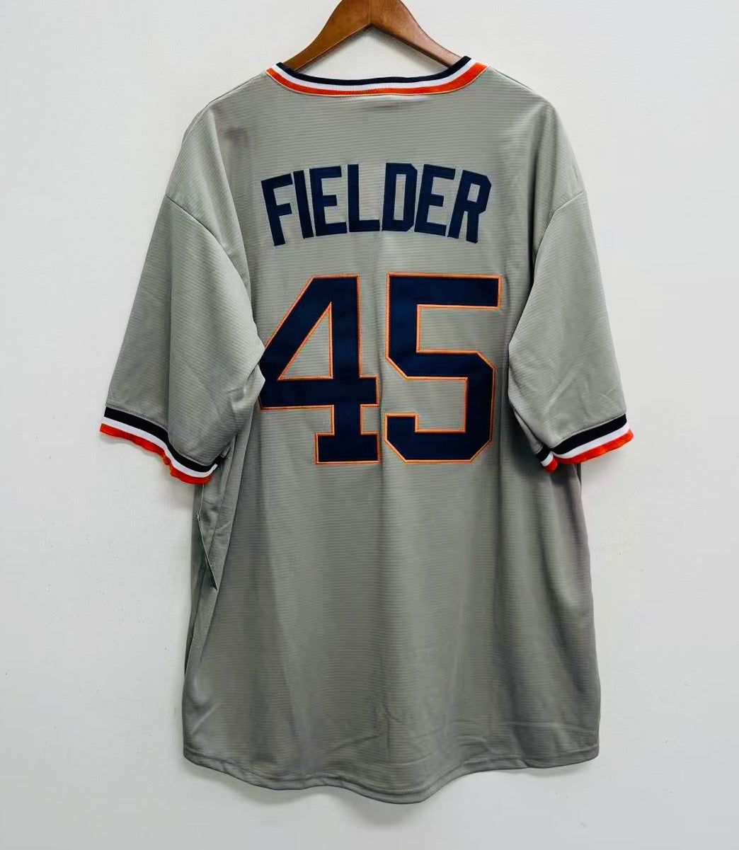Cecil Fielder Detroit Tigers Official MLB Majestic Jersey