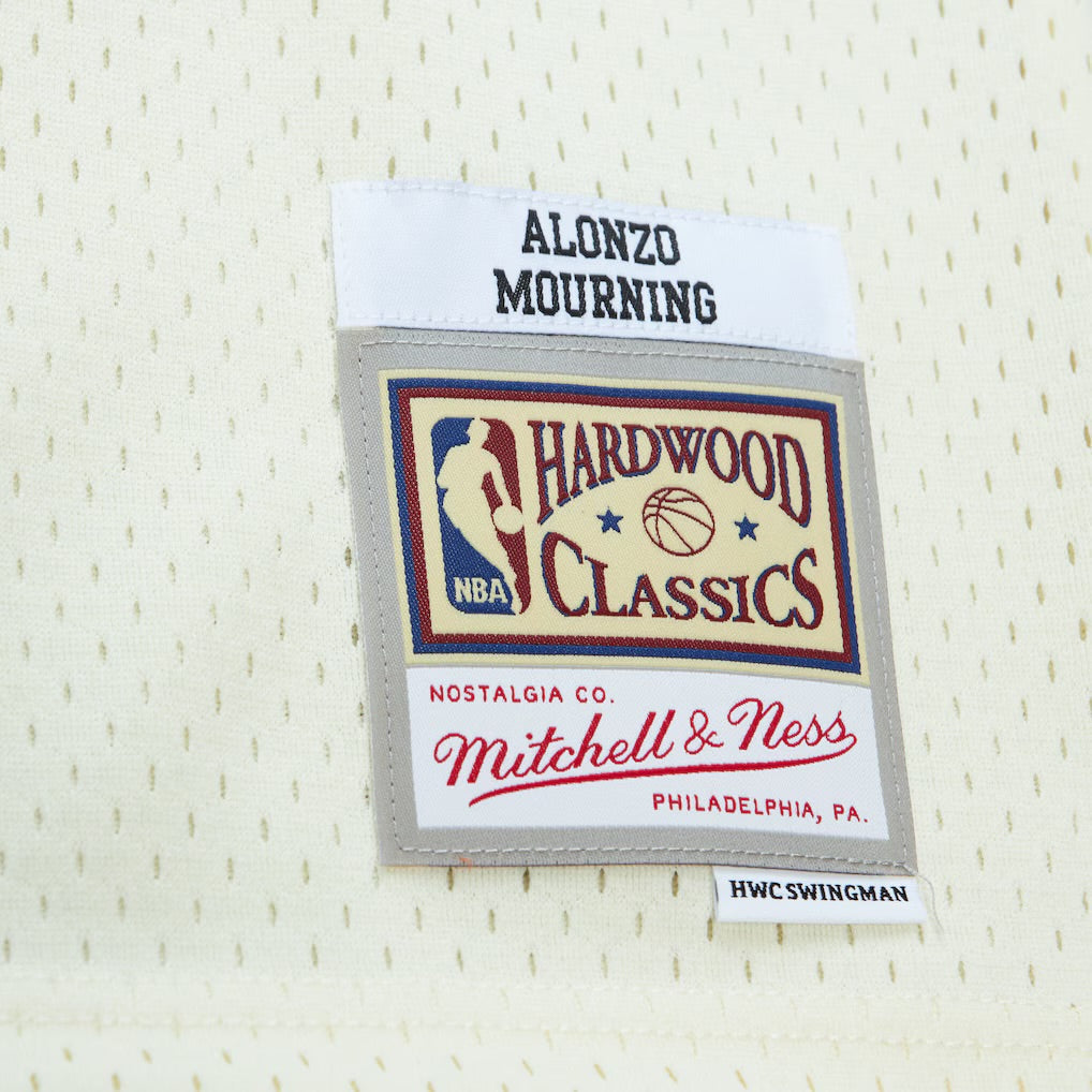Alonso Mourning YOUTH KIDS Miami Heat Jersey Mitchell & Ness