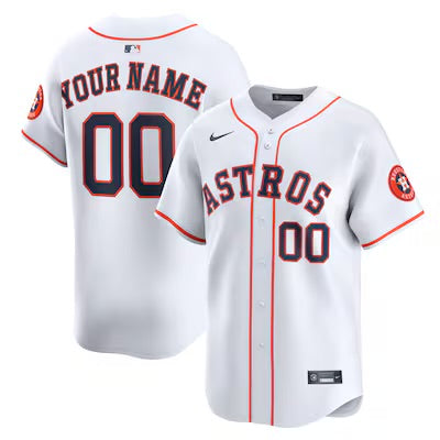 Houston Astros Any Name and Number customized YOUTH KIDS Official MLB Nike Jersey white