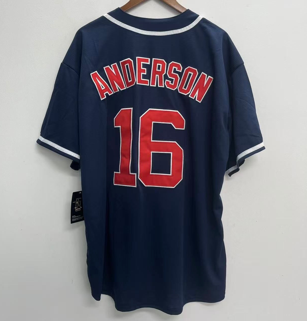 Garret Anderson California Angels Official MLB Majestic Jersey blue