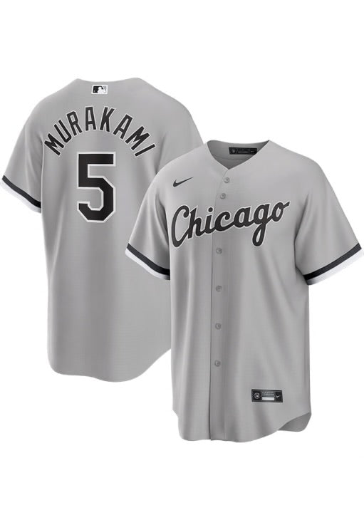 Munetaka Murakami YOUTH KIDS Chicago White Sox Official MLB Nike Jersey gray