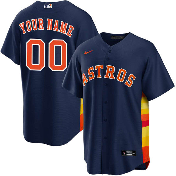 Houston Astros Any Name and Number customized YOUTH KIDS Official MLB Nike alternate Jersey