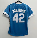 Jackie Robinson YOUTH KIDS Brooklyn Dodgers Official MLB Jersey blue