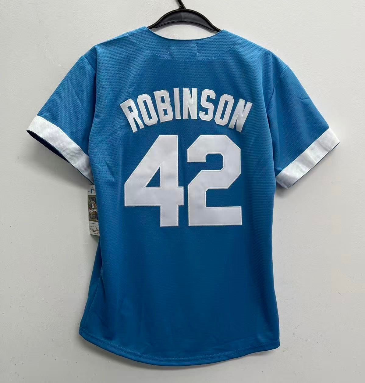 Jackie Robinson YOUTH KIDS Brooklyn Dodgers Official MLB Jersey blue