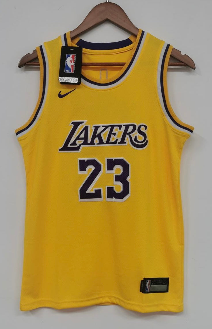 Lebron James Los Angeles Lakers Jersey yellow #23