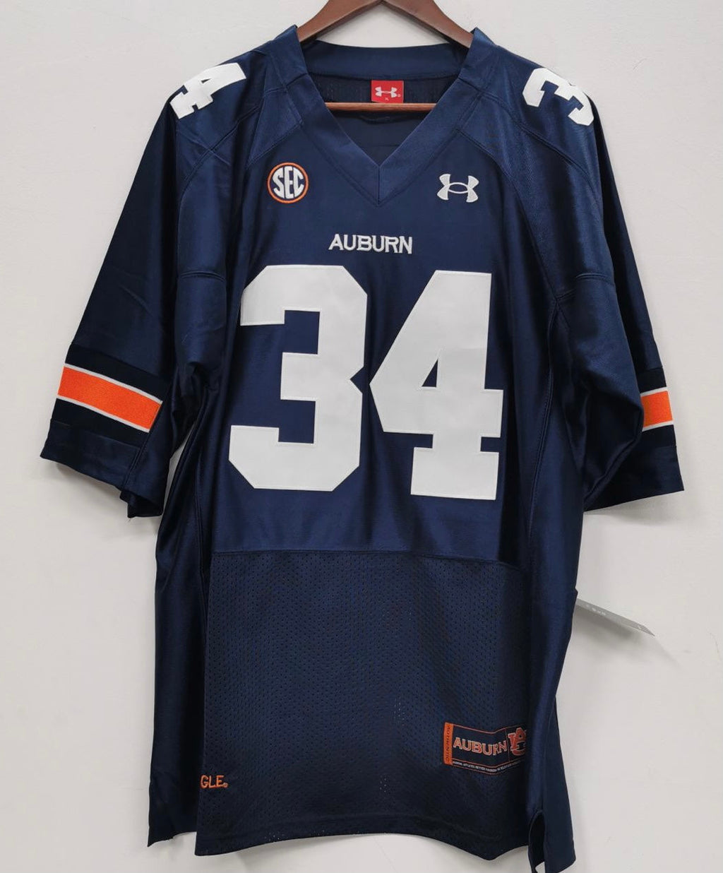 Bo Jackson Auburn Tigers Official NCAA Under Armour Jersey