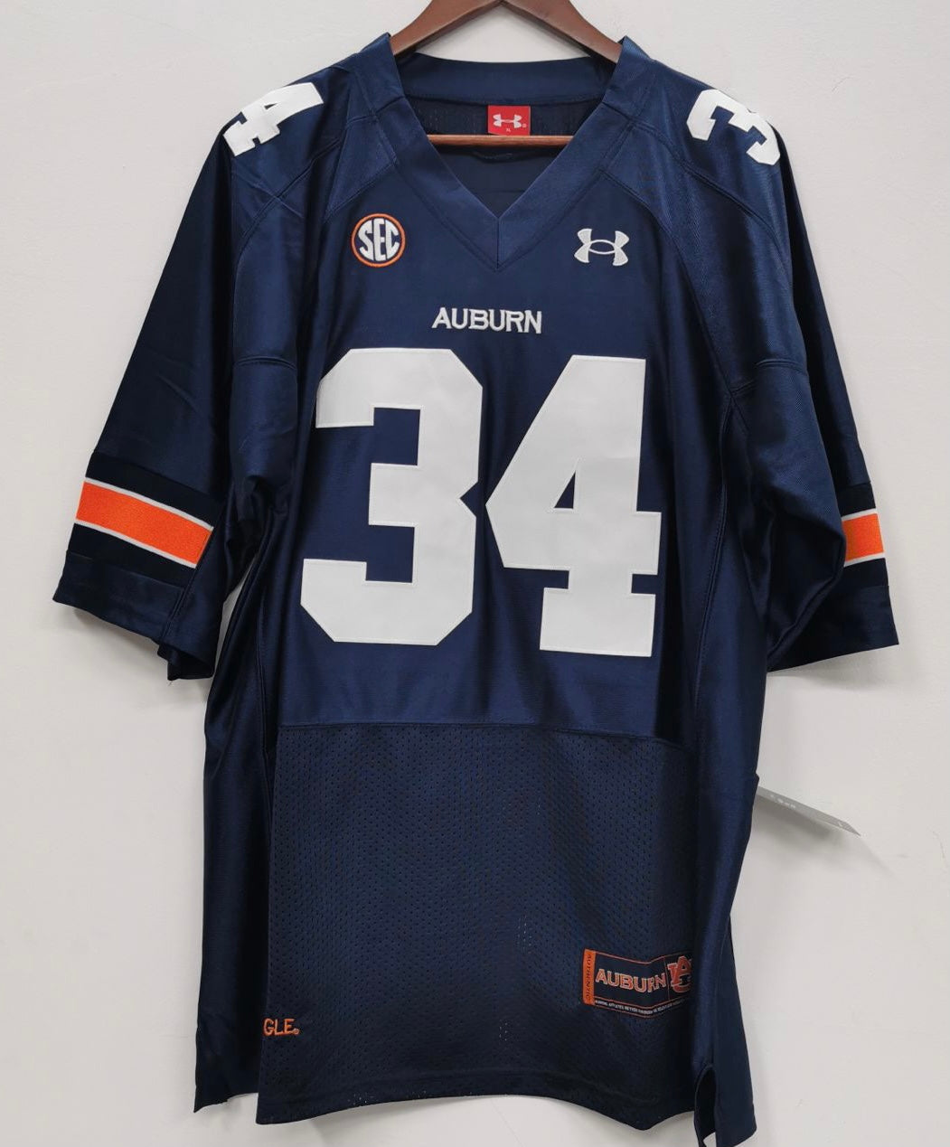 Bo Jackson Auburn Tigers Official NCAA Under Armour Jersey