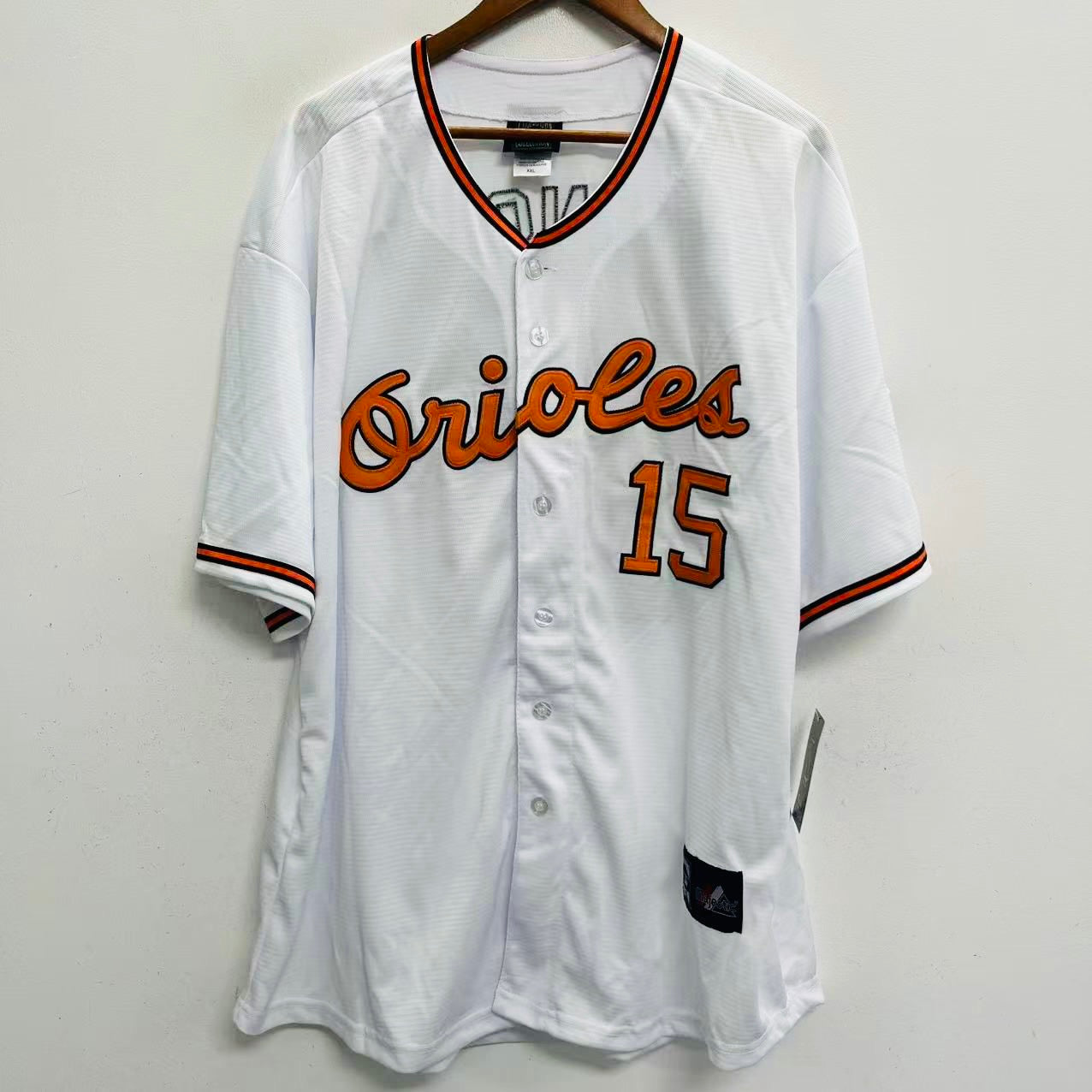 Davey Johnson Baltimore Orioles Official MLB Majestic Jersey