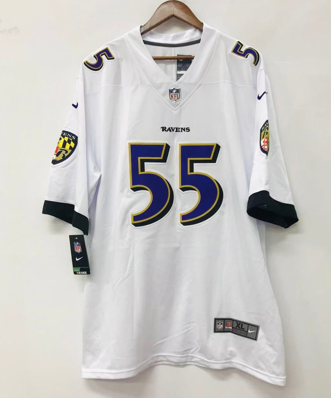 Terrell Suggs Baltimore Ravens Official NFL Jersey Nike white