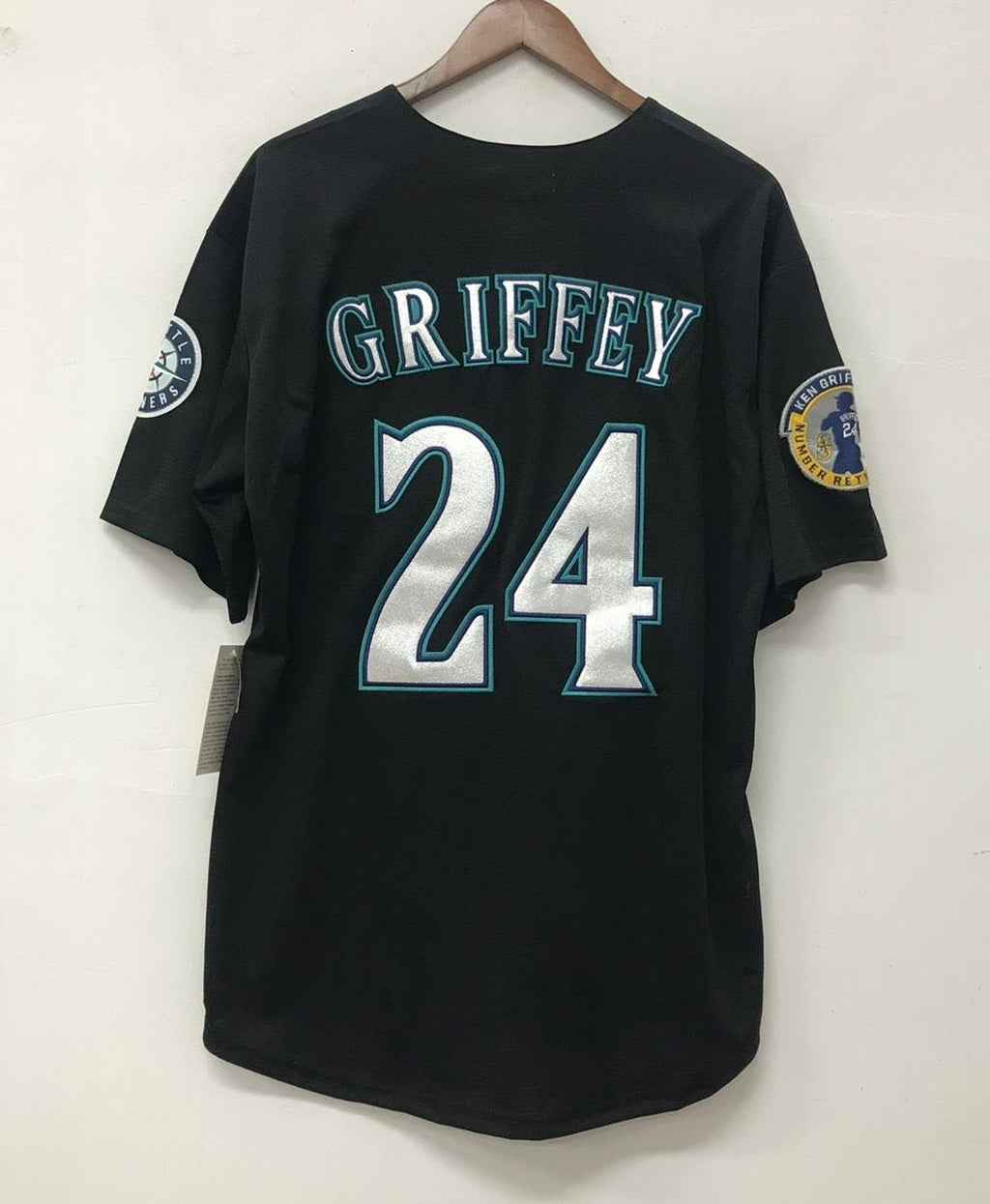 Ken Griffey Jr. Seattle Mariners Jersey Mitchell & Ness black