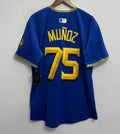 Andres Munoz Seattle Mariners Official MLB Nike Jersey blue