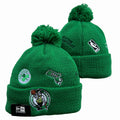 Boston Celtics NBA New Era winter Hat with Pom Pom