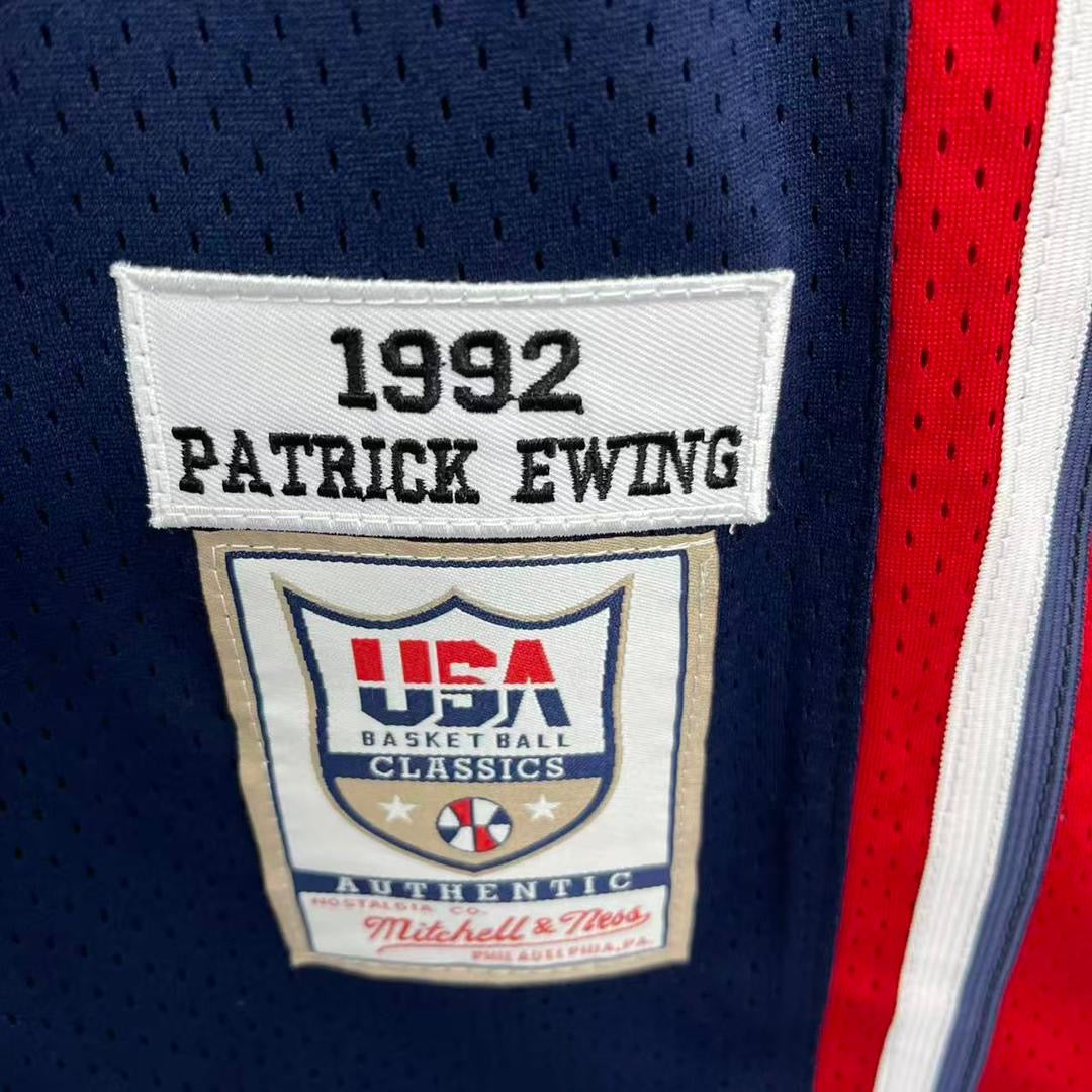 Patrick Ewing USA Olympic Basketball Jersey Mitchell & Ness