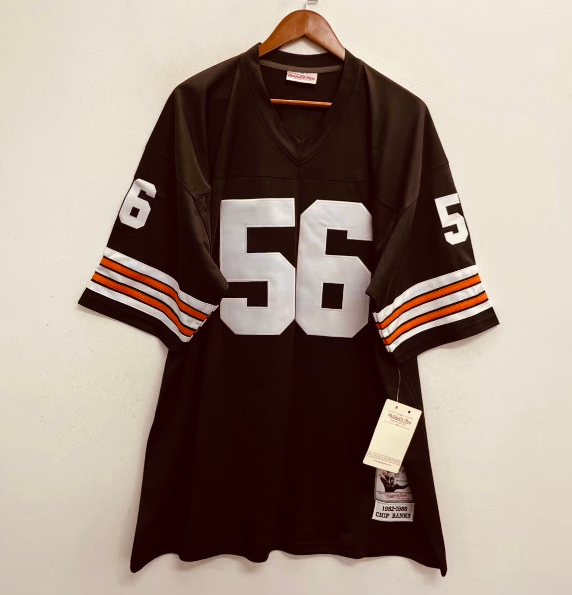 Chip Banks Cleveland Browns Official NFL Mitchell & Ness Jersey