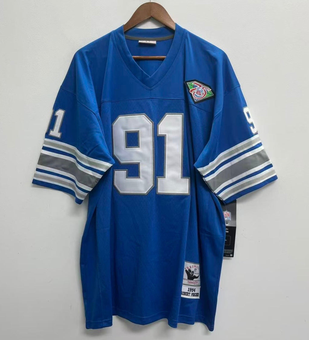 Robert Porcher Detroit Lions NFL Mitchell & Ness Jersey