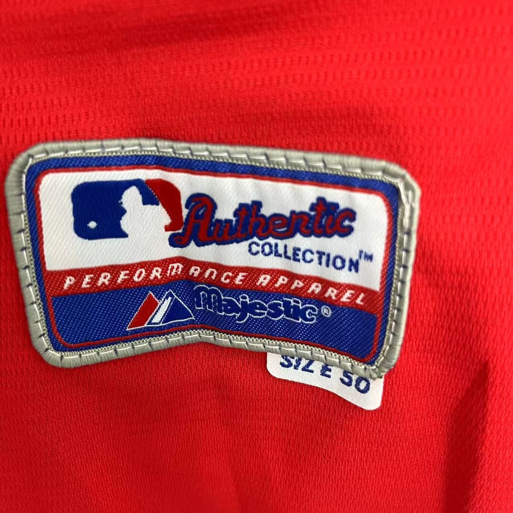 Josh Hamilton Texas Rangers official MLB Jersey 2010  World Series Majestic