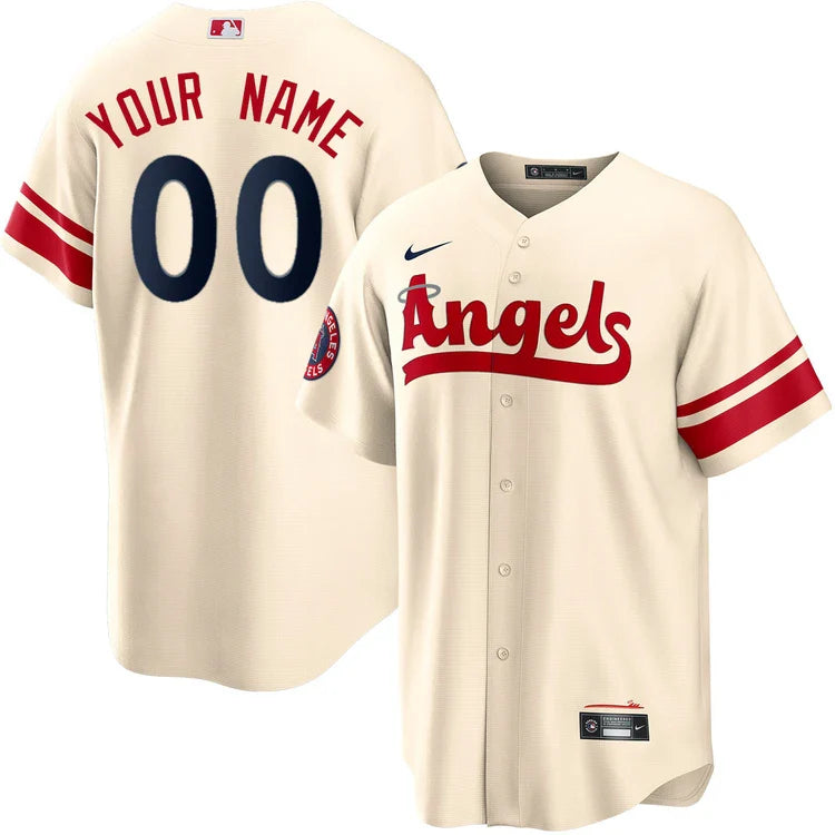 Any Name and Number customized YOUTH KIDS Los Angeles Angels Official MLB Nike City Connect Limited Jersey