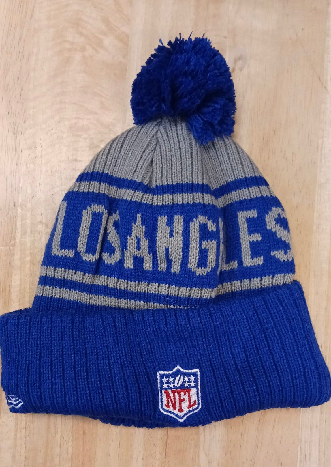 Los Angeles Rams NFL New Era winter Hat with Pom Pom
