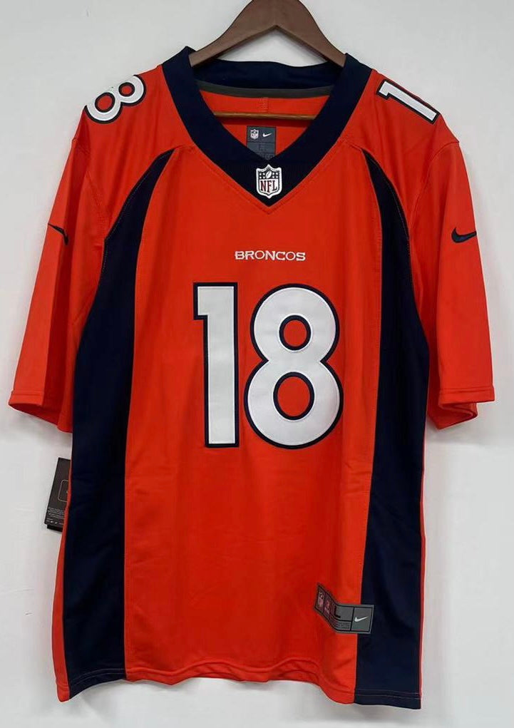 Peyton Manning Denver Broncos Official NFL Jersey Nike Orange