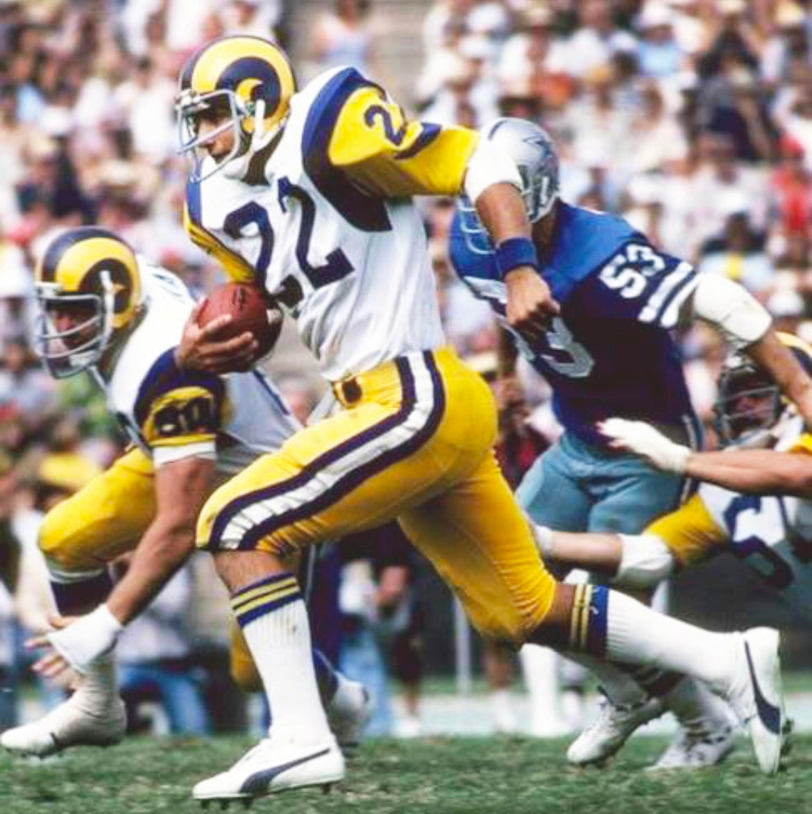 John Cappelletti Los Angeles Rams NFL Mitchell & Ness Jersey white