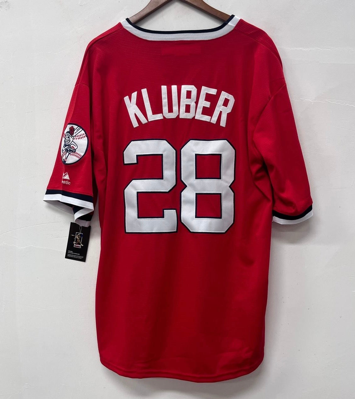 Corey Kluber Cleveland Indians Official MLB Jersey Majestic
