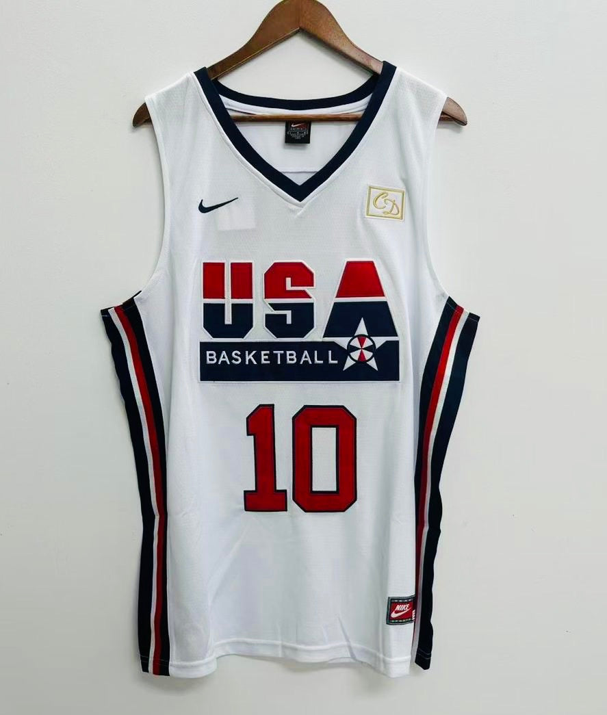Kobe Bryant USA Jersey made by Nike white