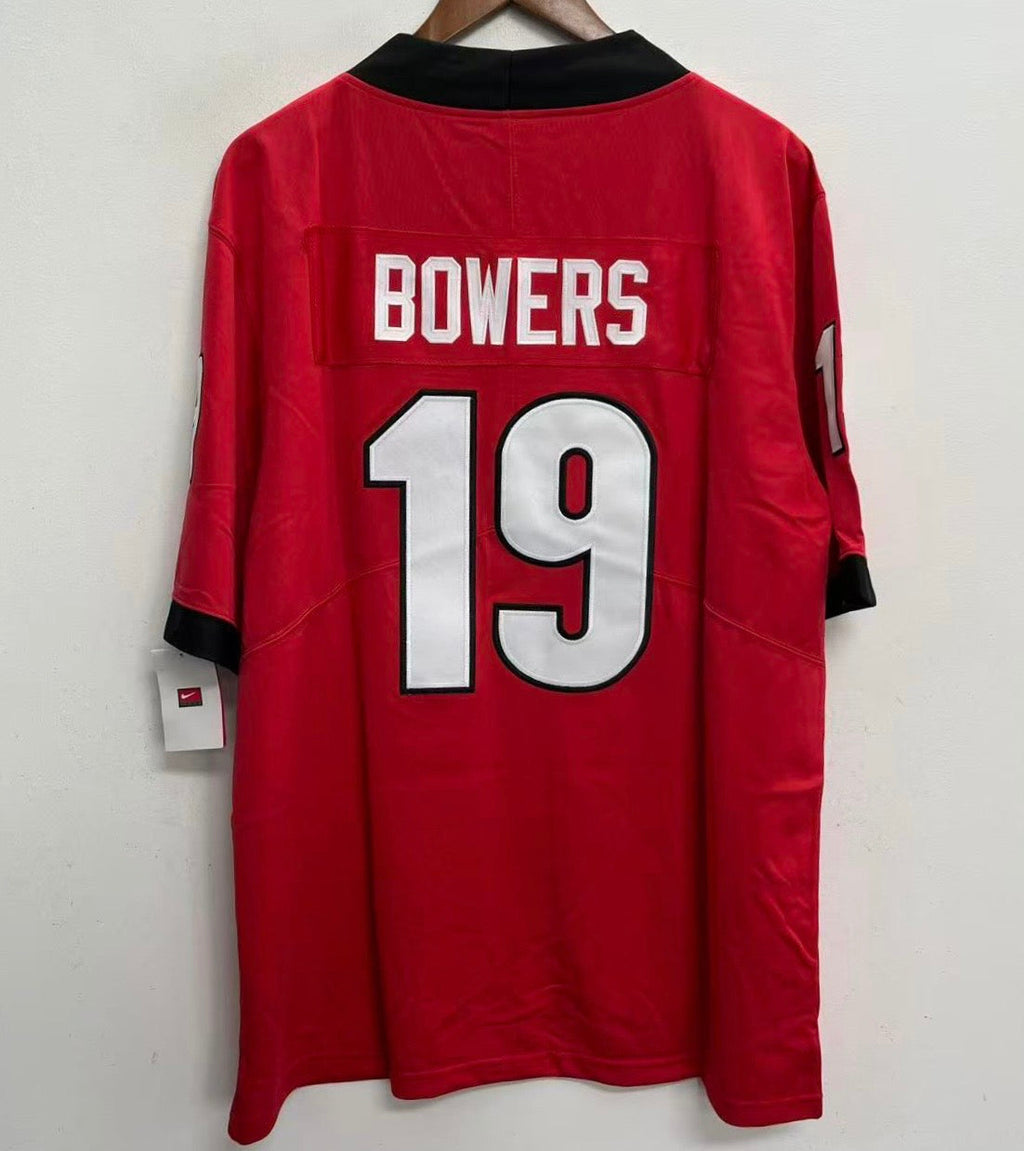 Brock Bowers Georgia Bulldogs Official NCAA Nike  Jersey red