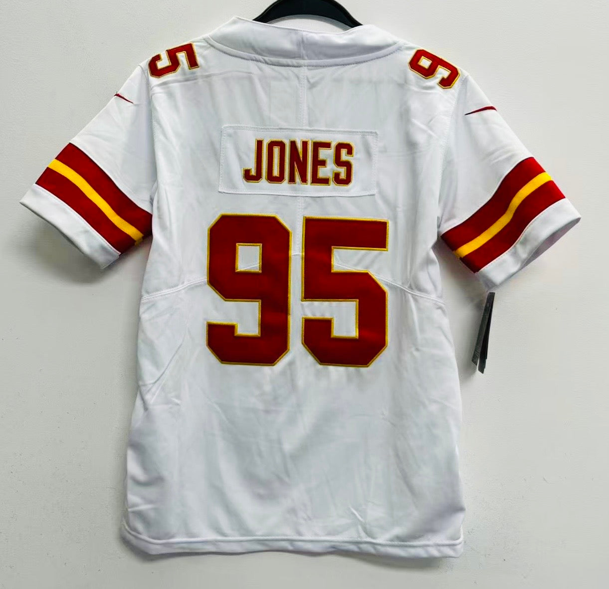 Chris Jones YOUTH KIDS Kansas City Chiefs Official NFL Nike Jersey white