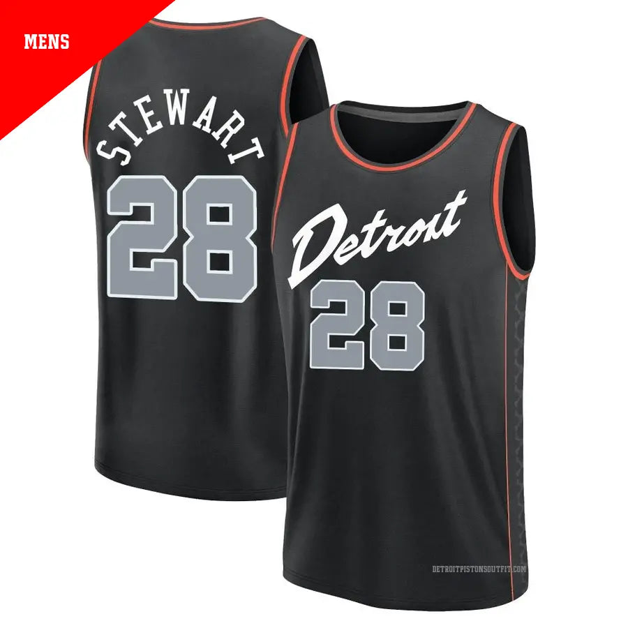 Isaiah Stewart Detroit Pistons Official NBA Nike Jersey black