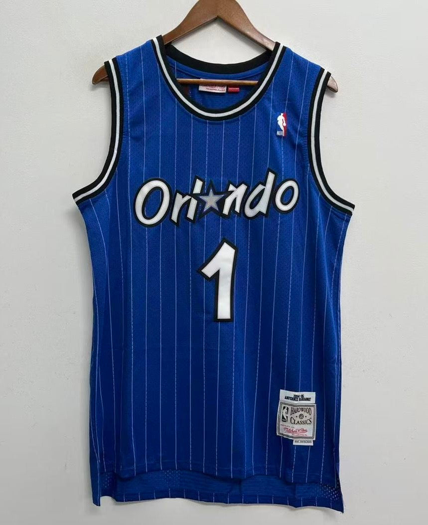 Anfernee Penny Hardaway Orlando Magic Official NBA Mitchell & Ness Jersey blue