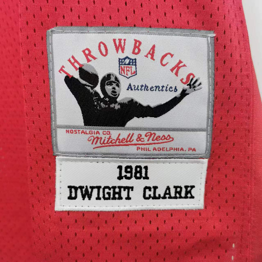 Dwight Clark San Francisco 49ers Official NFL Mitchell & Ness Jersey