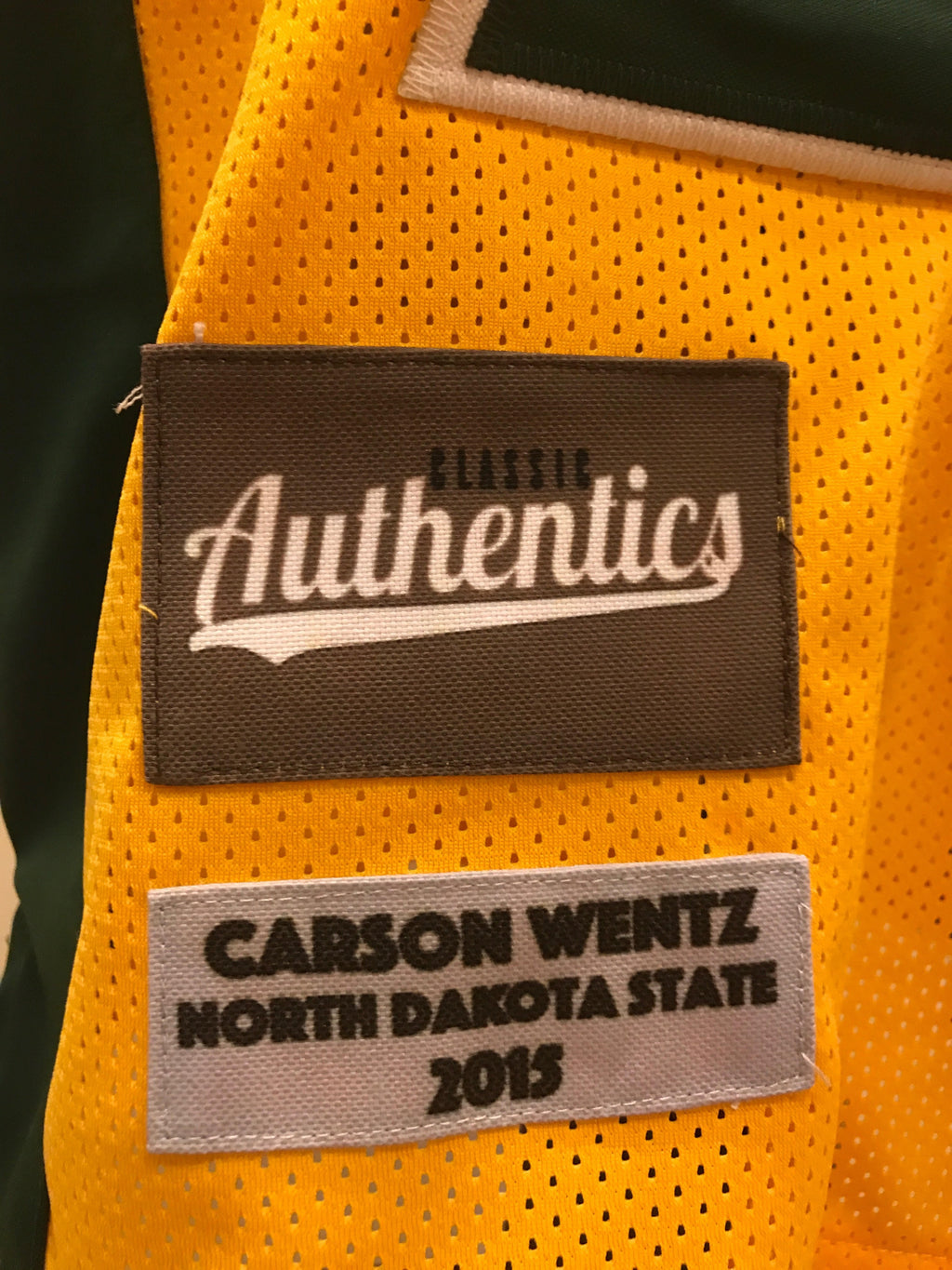 Carson Wentz North Dakota State Jersey Classic Authentics