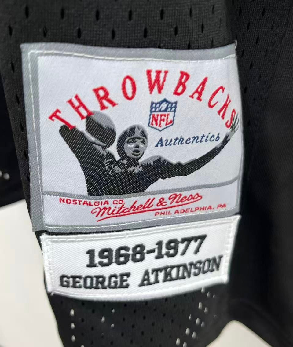 George Atkinson Oakland Raiders Official NFL Mitchell & Ness Jersey