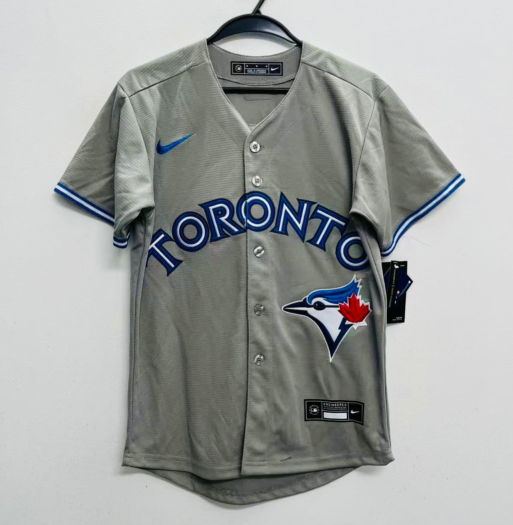 Vladimir Guerrero Jr. YOUTH Toronto Blue Jays Official MLB Nike Jersey Gray