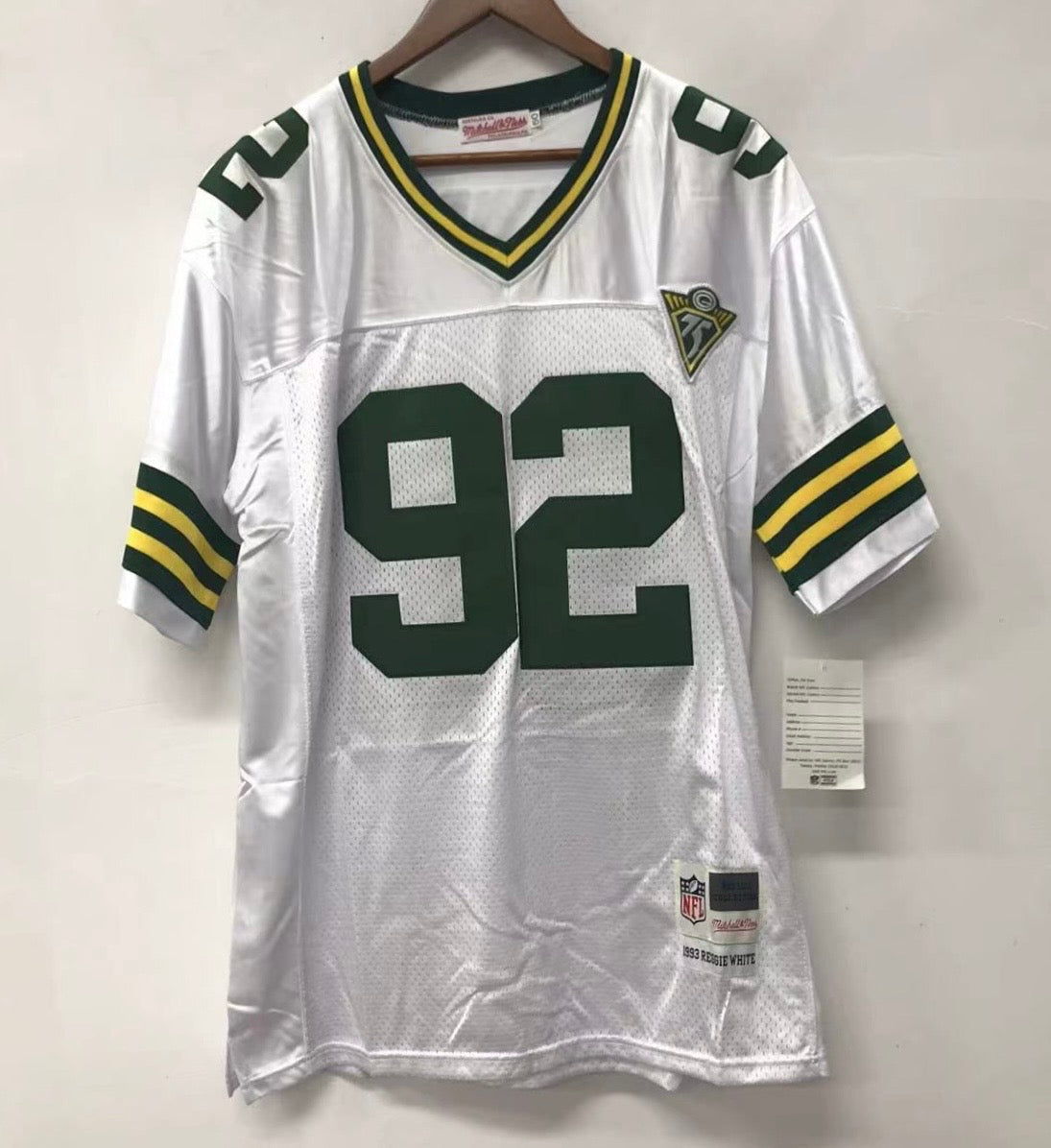 Reggie White Green Bay Packers Official NFL Jersey Mitchell & Ness
