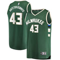 Thanasis Antetokounmpo Milwaukee Bucks Official NBA Jersey Green