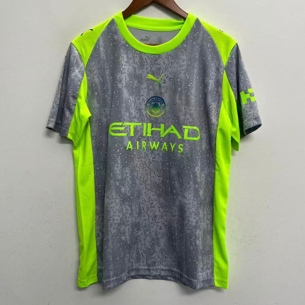 Manchester City Puma Adult sizes 2025/26 Third Replica Jersey - Green/Neon Green